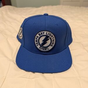 Mitchell & Ness Blue Tampa Bay Lightning Hat